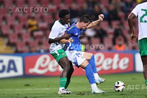 Italy U21 James Abankwah Eire U21 2024 