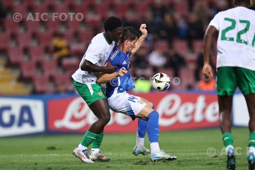 Italy U21 James Abankwah Eire U21 2024 