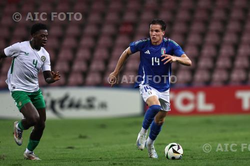 Italy U21 James Abankwah Eire U21 2024 