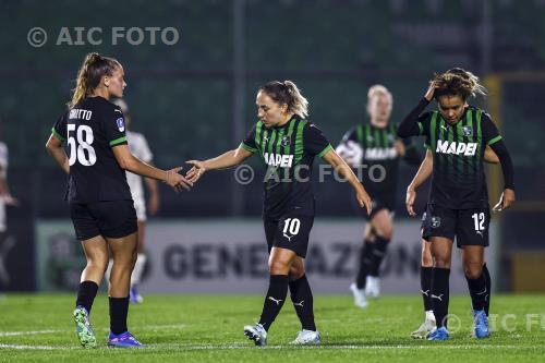 Sassuolo Women Gina Maria Chmielinski Sassuolo Women Kassandra Missipo Enzo Ricci match between  Sassuolo Women 2-4 Como Women Sassuolo, Italy 