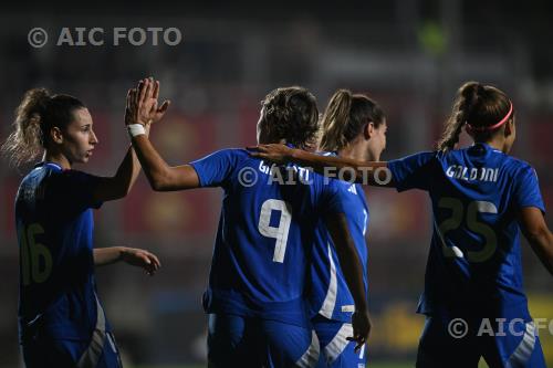 Italy Valentina Giacinti Italy Eleonora Goldoni Tre Fontane match between  Italy Women 5-0 Malta Women Roma, Italy 