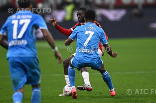 Milan David Neres Napoli 2024 Milano, Italy 