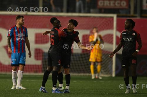 Turris Biagio Morrone Turris Jordan Boli Amerigo Liguori match between  Turris 1-1 Catania Torre del Greco, Italy 