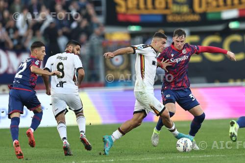 Bologna Hamza Rafia Lecce Nikola Krstovic Italian championship 2024 2025 11°Day Renato Dall’Ara match between    Bologna 1-0 Lecce 