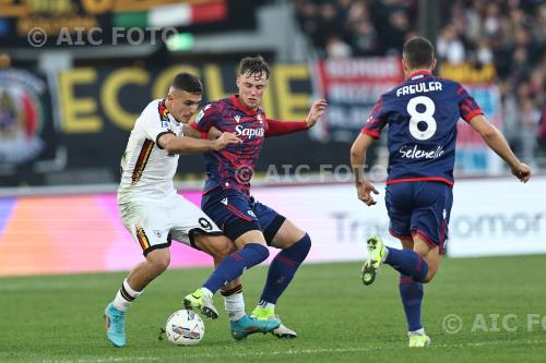 Lecce Sam Beukema Bologna Remo Freuler Renato Dall’Ara match between    Bologna 1-0 Lecce Bologna, Italy 