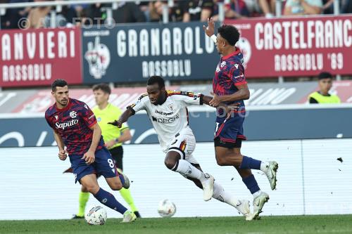 Bologna Lassana Coulibaly Lecce Dan Ndoye Renato Dall’Ara match between    Bologna 1-0 Lecce Bologna, Italy 