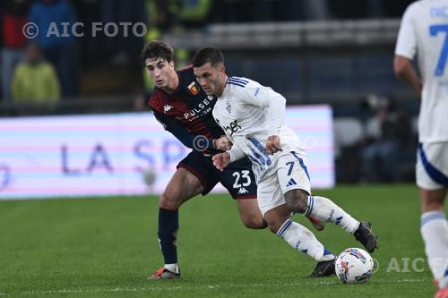 Como Fabio Miretti Genoa 2024 Genova, Italy 