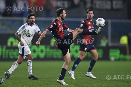 Genoa Patrick Cutrone Como 2024 Genova, Italy 