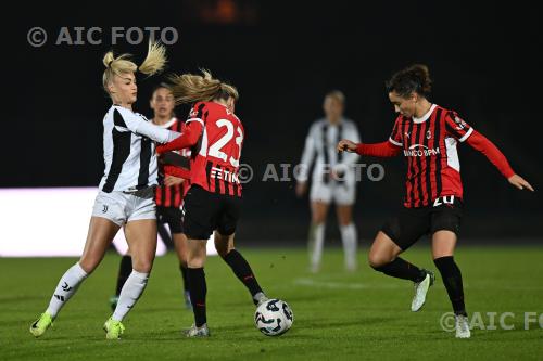 Juventus Women Julie Piga Milan Women Angelica Soffia Vittorio Pozzo Lamarmora match between Juventus Women 3-0 Milan Women Biella, Italy 