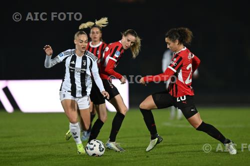 Juventus Women Julie Piga Milan Women Angelica Soffia Vittorio Pozzo Lamarmora match between Juventus Women 3-0 Milan Women Biella, Italy 