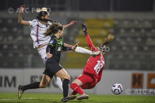 Sampdoria Women Solene Durand Sassuolo Women Sara Mella Enzo Ricci match between   Sassuolo Women 3-0 Sampdoria Women Sassuolo, Italy 