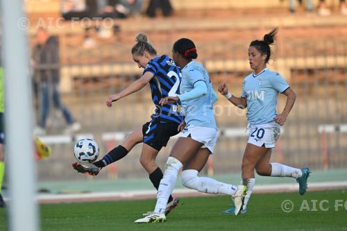 Inter Women Federica D Auria Lazio Women Flaminia Simonetti  match between  Inter Women 1-0 Lazio Women Milano, Italy 