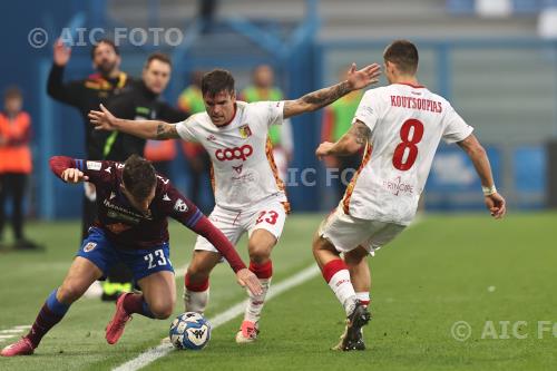 Reggiana Nicolo Brighenti Catanzaro Ilias Koutsoupias Mapei match between Reggiana 2-2 Catanzaro Reggio Emilia, Italy 