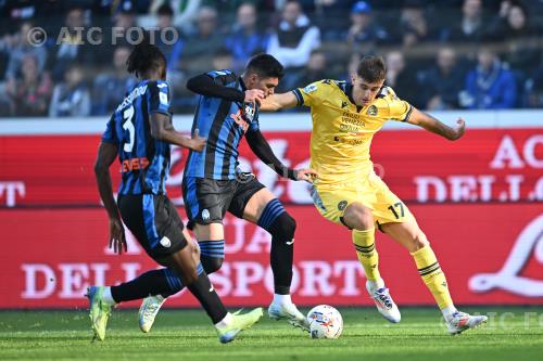 Udinese Raoul Bellanova Atalanta Odilon Kossounou Gewiss match between    Atalanta 2-1 Udinese Bergamo, Italy 