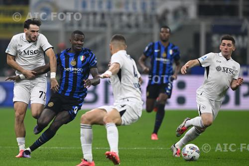 Napoli Marcus Thuram Inter Billy Gilmour Giuseppe Meazza match between   Inter 1-1 Napoli Milano, Italy 