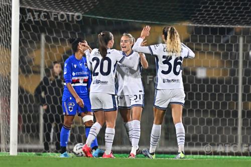 Inter Women Marie Detruyer Inter Women Michela Cambiaghi Sciorba match between Sampdoria Women 0-3 Inter Women Genova, Italy 