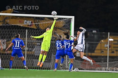 Sampdoria Women Elena Pisani Sampdoria Women Federica Cafferata Italian championship 2024 2025  Femminile 10°Day Sciorba match between Sampdoria Women 0-3 Inter Women 