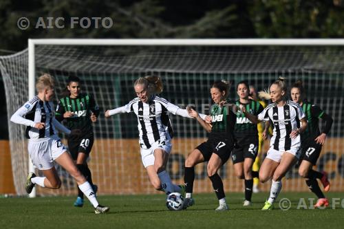 Juventus Women Amalie Vangsgaard Juventus Women Cecilia Prugna Italian championship 2024 2025  Femminile 10°Day Vittorio Pozzo Lamarmora match between Juventus Women 2-2 Sassuolo Women 