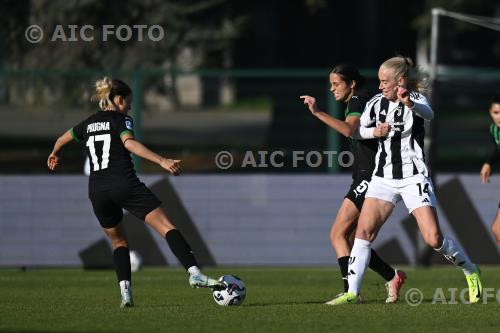 Sassuolo Women Sara Caiazzo Sassuolo Women Amalie Vangsgaard Vittorio Pozzo Lamarmora match between Juventus Women 2-2 Sassuolo Women Biella, Italy 