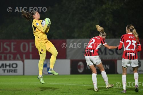 Milan Women Emma Koivisto Milan Women Julie Piga Peppino Vismara match between  Milan Women 0-1 Como Women Milano, Italy 