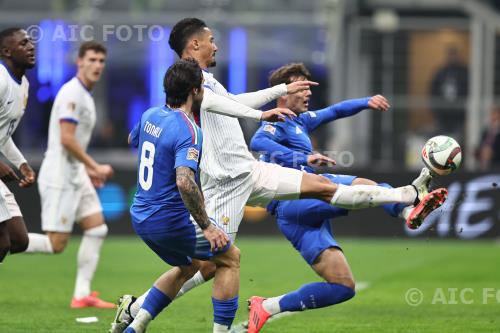 Italy William Saliba France Daniel Maldini final match between  Italy  1-3 France Milano, Italy 