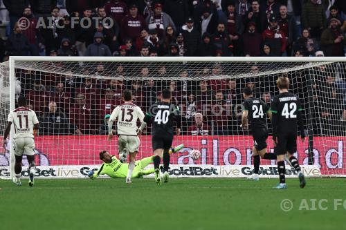 Sassuolo Vincenzo Fiorillo Salernitana 2024 Reggio Emilia, Italy Goal 3-0 