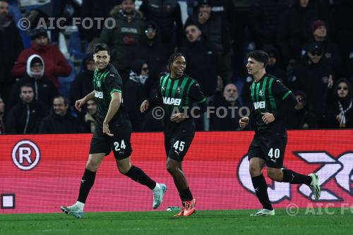 Sassuolo Armand Lauriente Sassuolo Edoardo Iannoni Mapei match between Sassuolo 4-0 Salernitana Reggio Emilia, Italy 