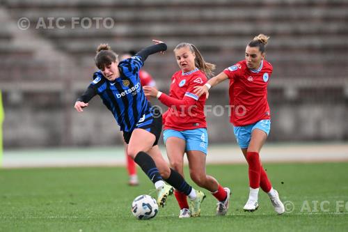 Inter Women Gloria Sliskovic Napoli Women Virginia Di Giammarino  match between Inter Women 1-0 Napoli Women Milano, Italy 