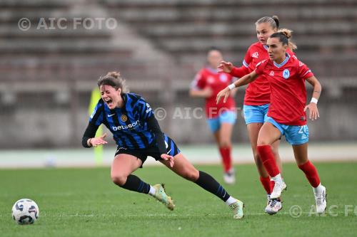 Inter Women Virginia Di Giammarino Napoli Women Gloria Sliskovic  match between Inter Women 1-0 Napoli Women Milano, Italy 