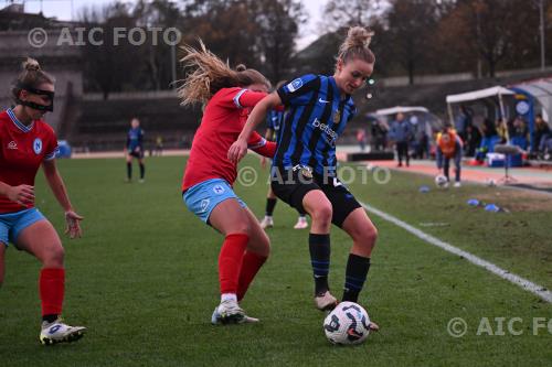 Inter Women Manuela Sciabica Napoli Women Michela Giordano  match between Inter Women 1-0 Napoli Women Milano, Italy 