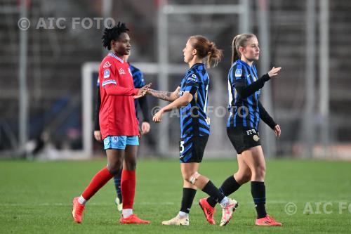 Napoli Women Beatrice Merlo Inter Women Marie Detruyer  match between Inter Women 1-0 Napoli Women Milano, Italy 