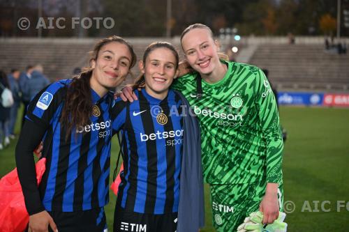 Inter Women Marie Detruyer Inter Women Cecilia Ran Runarsdottir  match between Inter Women 1-0 Napoli Women Milano, Italy 