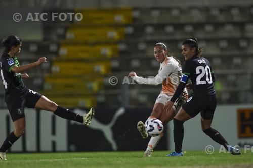 Sassuolo Women Alice Corelli Roma Women Benedetta Orsi Enzo Ricci match between   Sassuolo Women 1-1 Roma Women Sassuolo, Italy 