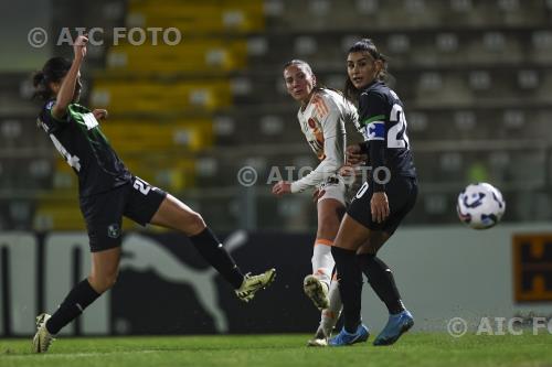 Sassuolo Women Alice Corelli Roma Women Benedetta Orsi Enzo Ricci match between   Sassuolo Women 1-1 Roma Women Sassuolo, Italy 