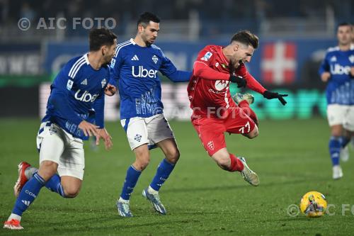 Monza Lucas Da Cunha Como Edoardo Goldaniga Giuseppe Sinigaglia match between    Como 1-1 Monza Como, Italy 