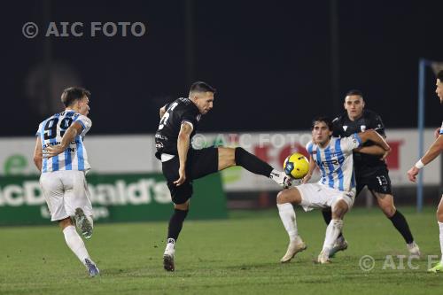 Legnago Davide Zagnoni Carpi Sebastiano Svidercoschi Italian championship 2024 2025 Lega Pro 17 °Day Mario Sandrini match between Legnago  1-3  Carpi 