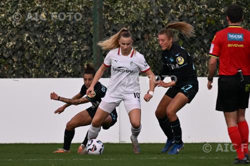 Lazio Women Nikola Karczewska Milan Women Federica D Auria Mirko Fersini match between Lazio Women 2-0 Milan Women Formello, Italy 