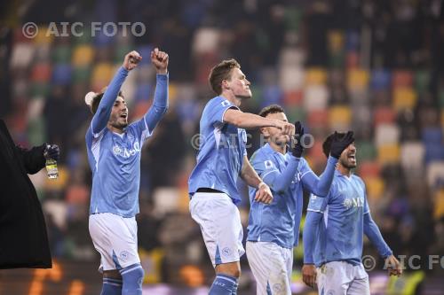 Napoli Scott McTominay Napoli Amir Rrahmani Friuòi match between     Udinese 1-3 Napoli Udine, Italy 