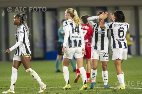 Juventus Women Amalie Vangsgaard Juventus Women Arianna Caruso Italian championship 2024 2025  Femminile 13°Day Curva Fiesole - Viola Park match between Fiorentina Women 0-3 Juventus Women 