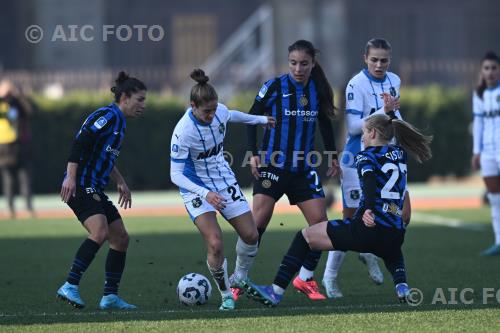 Inter Women Valeria Monterubbiano Sassuolo Women Haley Bugeja Inter Women 2024 Italian championship 2024 2025  Femminile 13°Day 