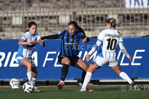 Sassuolo Women Haley Bugeja Inter Women Gina Maria Chmielinski  match between Inter Women 3-0 Sassuolo Women Milano, Italy 