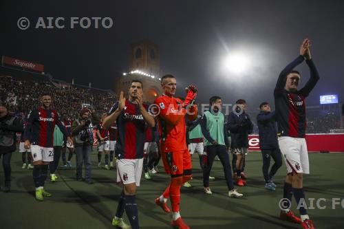 Bologna Lukasz Skorupski Bologna Remo Freuler Italian championship 2024 2025 15°Day Renato Dall’Ara match between      Bologna 1-0 Fiorentina 