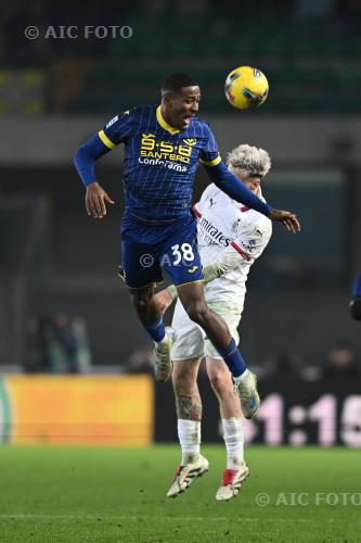 Hellas Verona Alex Jimenez Milan 2024 Verona, Italy 