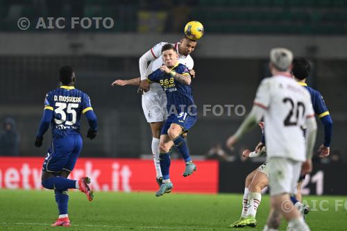 Hellas Verona Malick Thiaw Milan 2024 Verona, Italy 