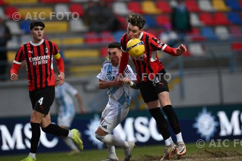 Milan Futuro Matteo Casarotto Virtus Entella Davide Bartesaghi ( photo by aicfoto)(ITALY) [0855] 