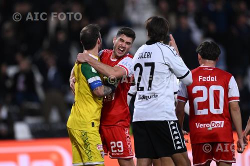 Mantova Stefano Cella Mantova Giacomo Fedel Alberto Picco match between Spezia 1-1 Mantova La Spezia, Italy 