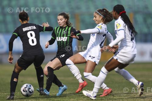 Sassuolo Women Martina Brustia Sassuolo Women Eleonora Goldoni Italian championship 2024 2025  Femminile 14°Day Enzo Ricci match between   Sassuolo Women 3-1 Lazio Women 