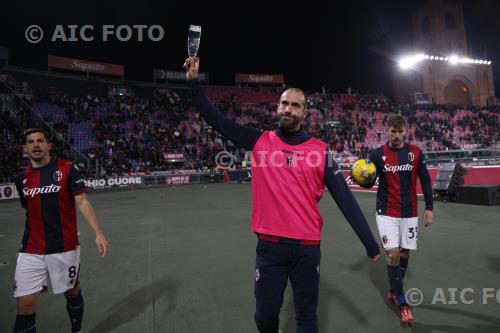 Bologna Lorenzo De Silvestri Bologna Juan Miranda Renato Dall’Ara match between    Bologna 2-2 Roma Bologna, Italy 