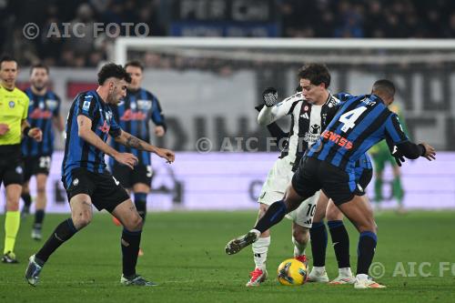 Atalanta Kenan Yıldız Juventus Isak Hien Gewiss match between    Atalanta 1-1 Juventus Bergamo, Italy 