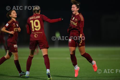 Roma Women Verena Hanshaw Roma Women Manuela Giugliano Giuseppe Piccolo match between Napoli Women 0-1 Roma Women Napoli, Italy 